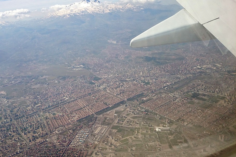 Anflug auf Kayseri.