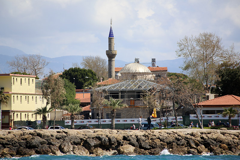 Moschee in der Altstadt von Side.