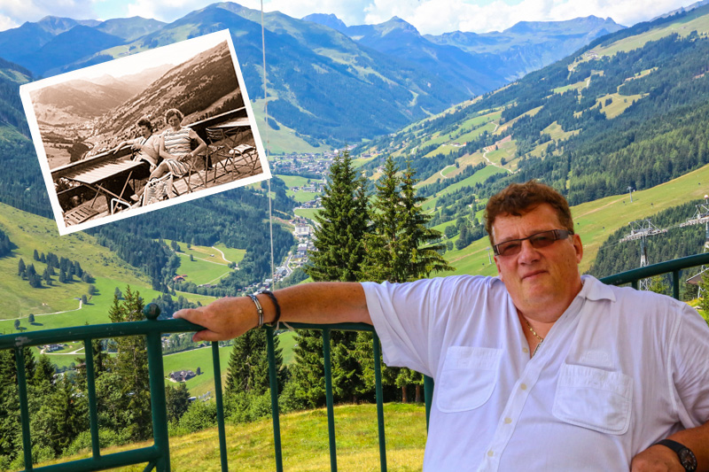 Die Berge haben sich kaum verändert. 