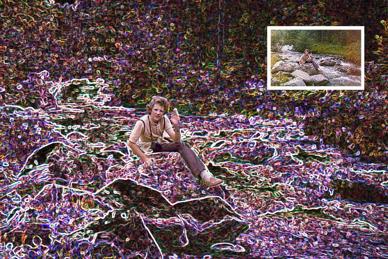 Die Vergangenheit mit Kinderaugen sehen.