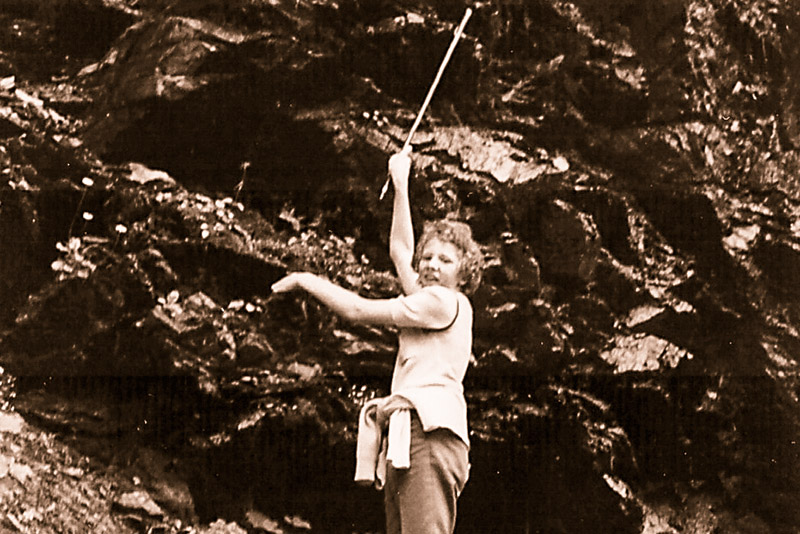 Urlaubsalltag 1973 - jeden Tag war Wandern angesagt.